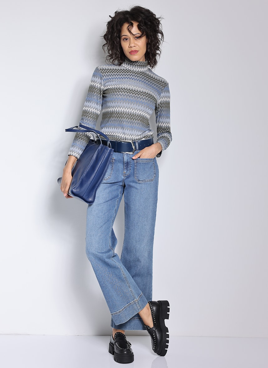 Jeans Mittelblau